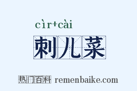 刺儿菜是什么意思的图片